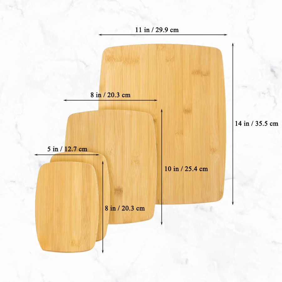 Bandes à découper en gros de 4 pièces tailles assorties de tailles de service pour les viandes de fromage pain