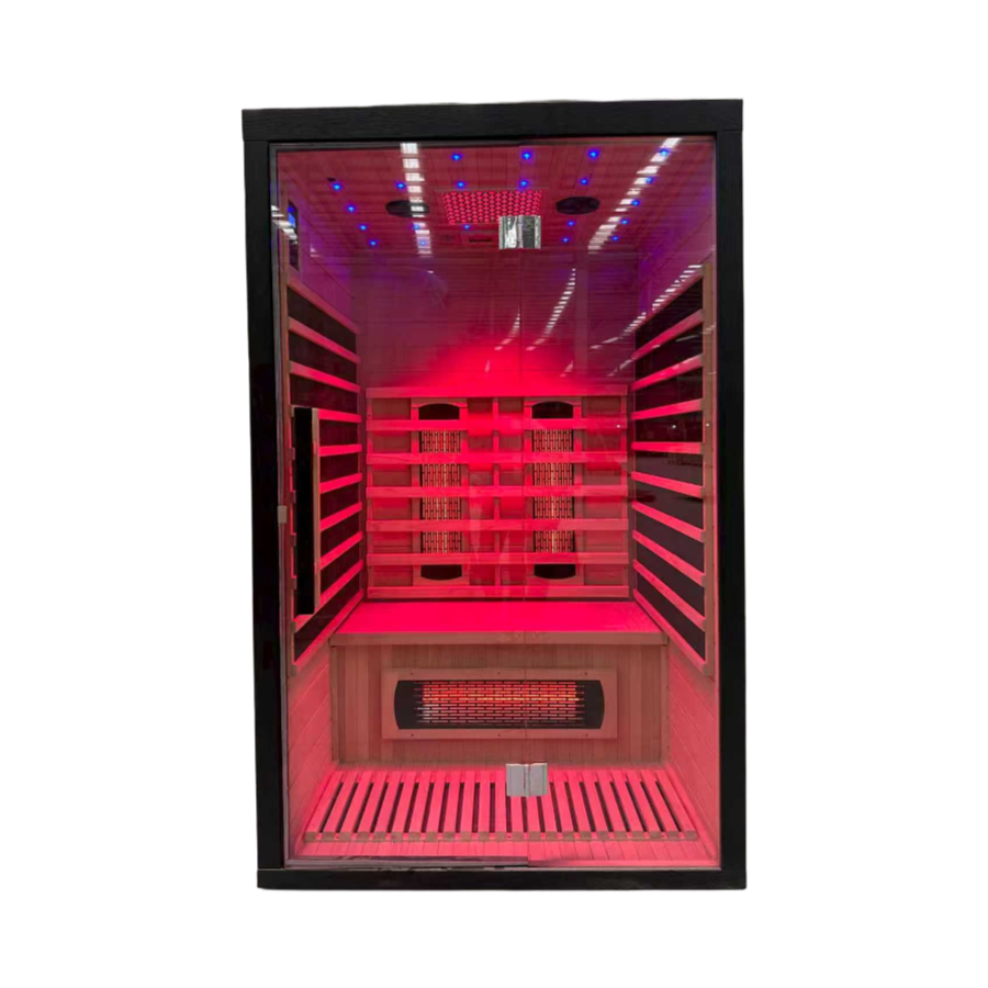 Te Hoko Tiaki Wheketere 2 Tangata Sauna Wera-a-mamao me nga rama e whitu