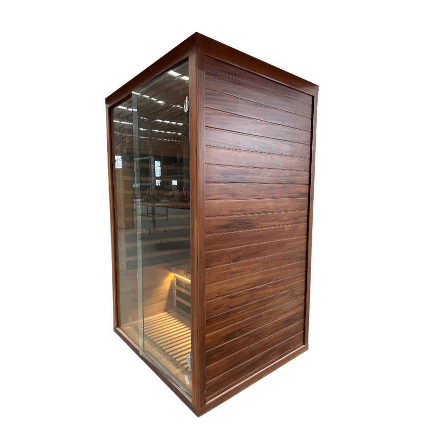 Factory Direct Sale Deluxe Sauna Room Using Far-infrared for 2 People