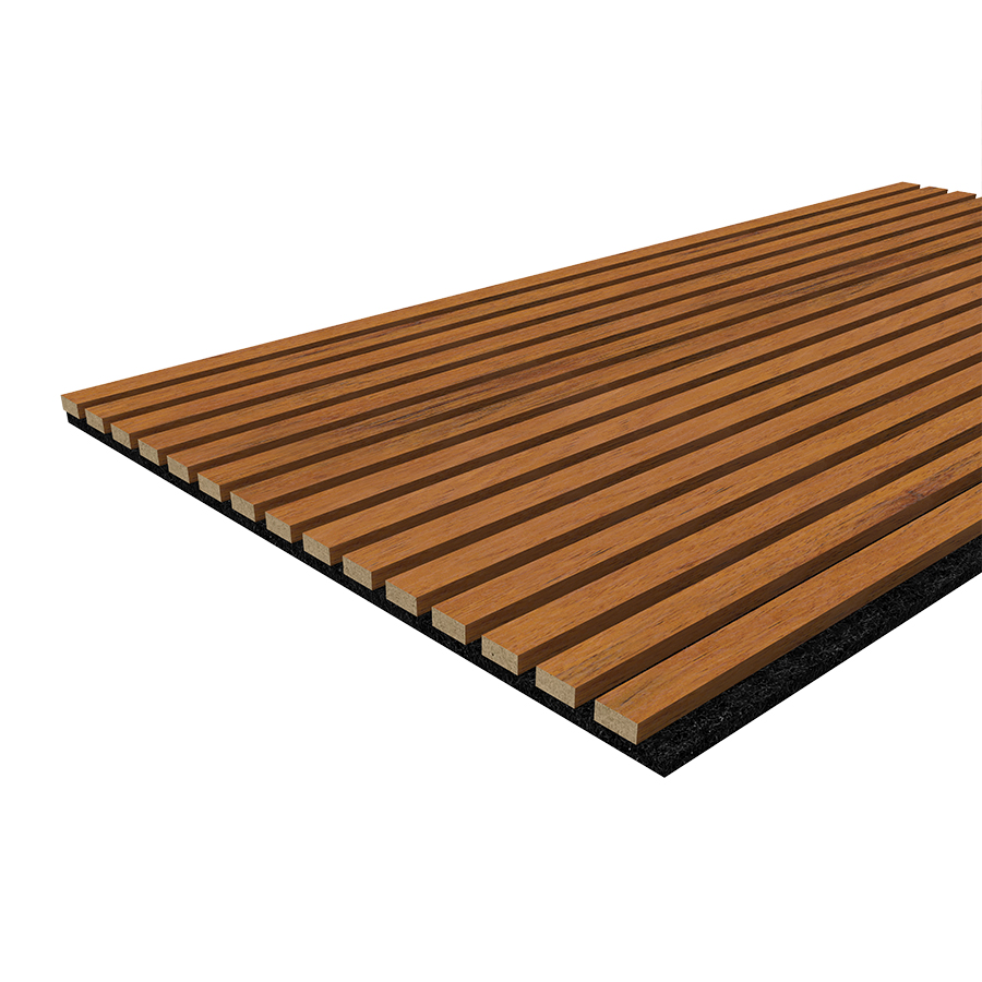 Wholesale MDF Decorative Acoustic Wall Panels Sound-Absorbing Slatted Panels