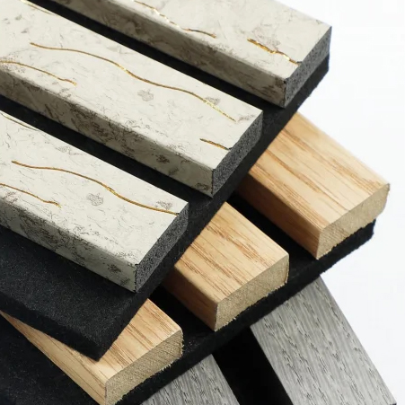 Wood Slat Wall Panel Fluted Sound Absorbing Panel for Interior Wall Decor - COPY - fmpgit