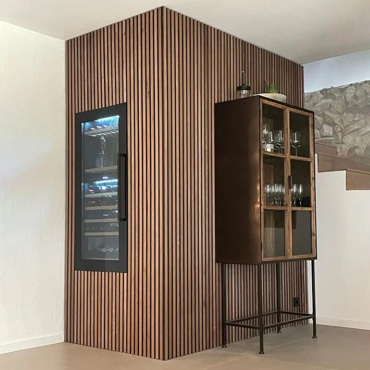 Wood Slat Wall Panel Fluted Sound Absorbing Panel for Interior Wall Decor - COPY - fmpgit