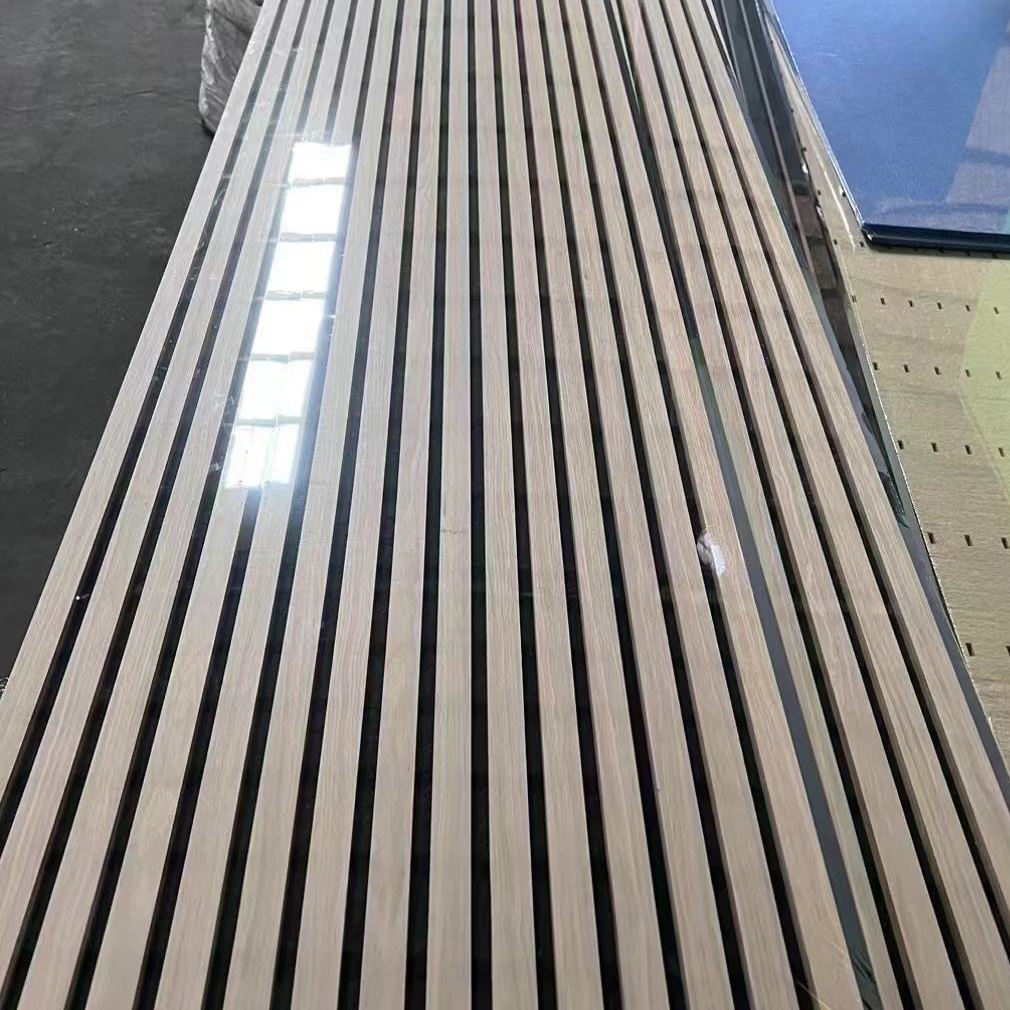 Wood Slat Wall Panel Fluted Sound Absorbing Panel for Interior Wall Decor - COPY - fmpgit