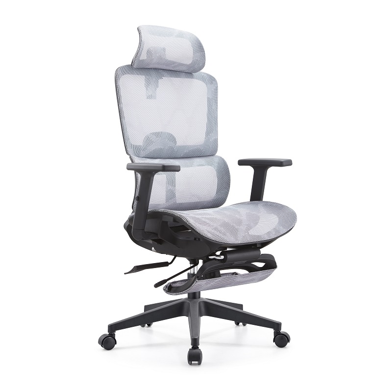 Großhandel mit atmungsaktivem Mesh-Bürostuhl – ergonomische hohe Rückenlehne, 2D-PU-Arm und 3-Gang-Fahrwerk T2001