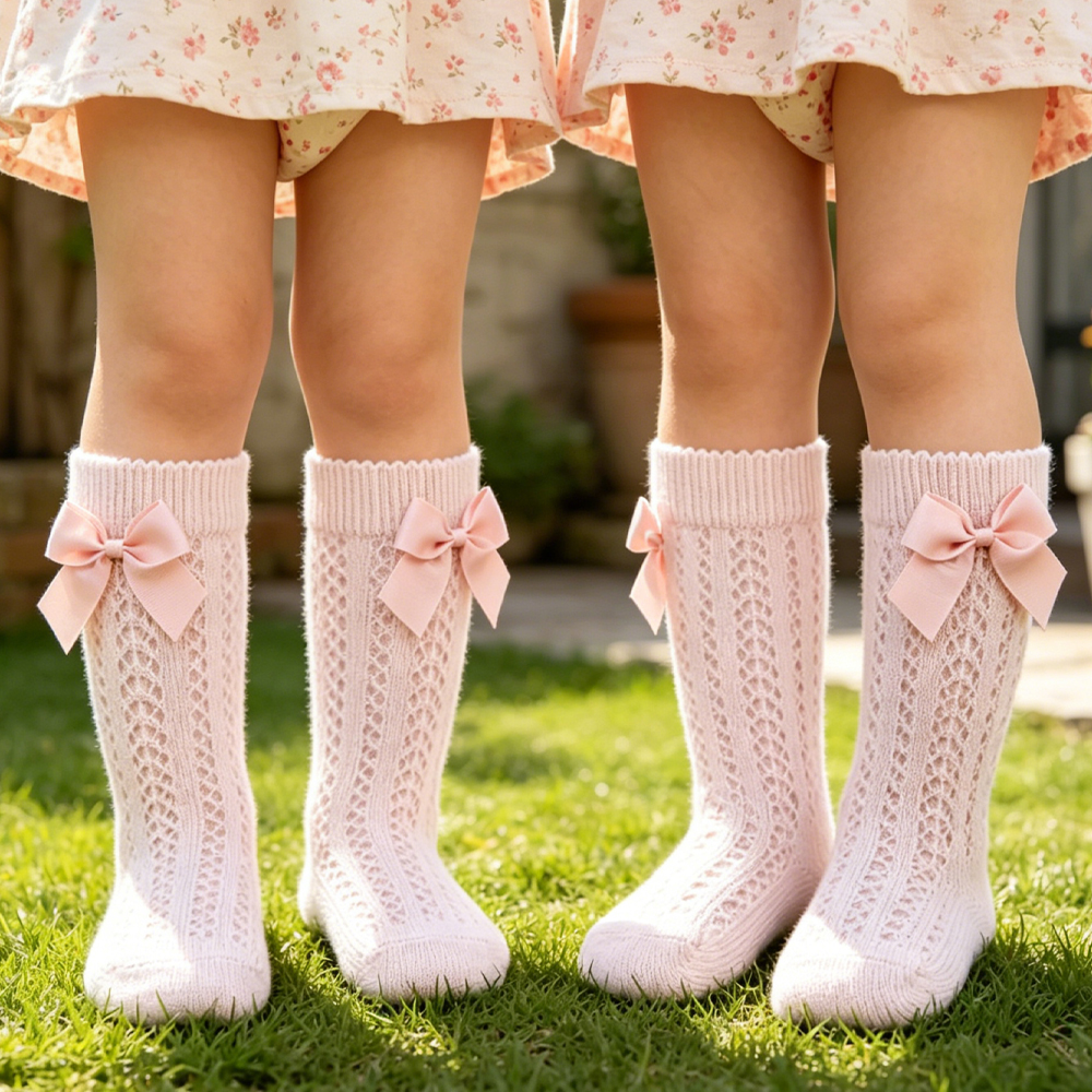 Double Lace Taapero Sukat Valkoinen Dancing Princess Design Ohuet Lasten Latinalaiset tanssisukat kevään syksyyn vauvan täydellinen valinta