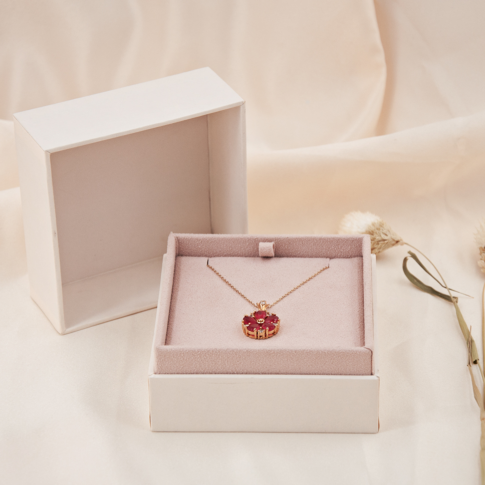 FANAI Paper box and paper bag with sponge multifunction insert for different jewels gift box