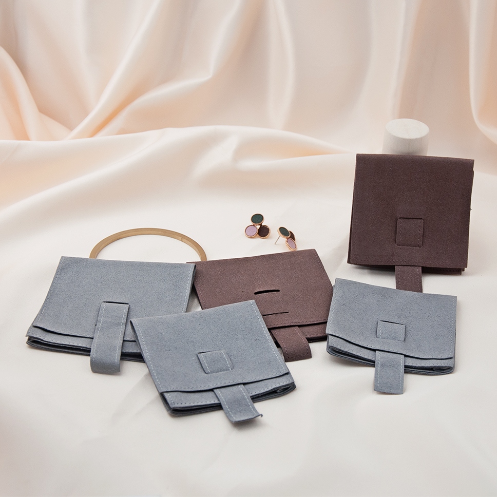 Küçük MOQ mikrofiber kese (mücevher kese) mücevher çanta kemer ipi kese