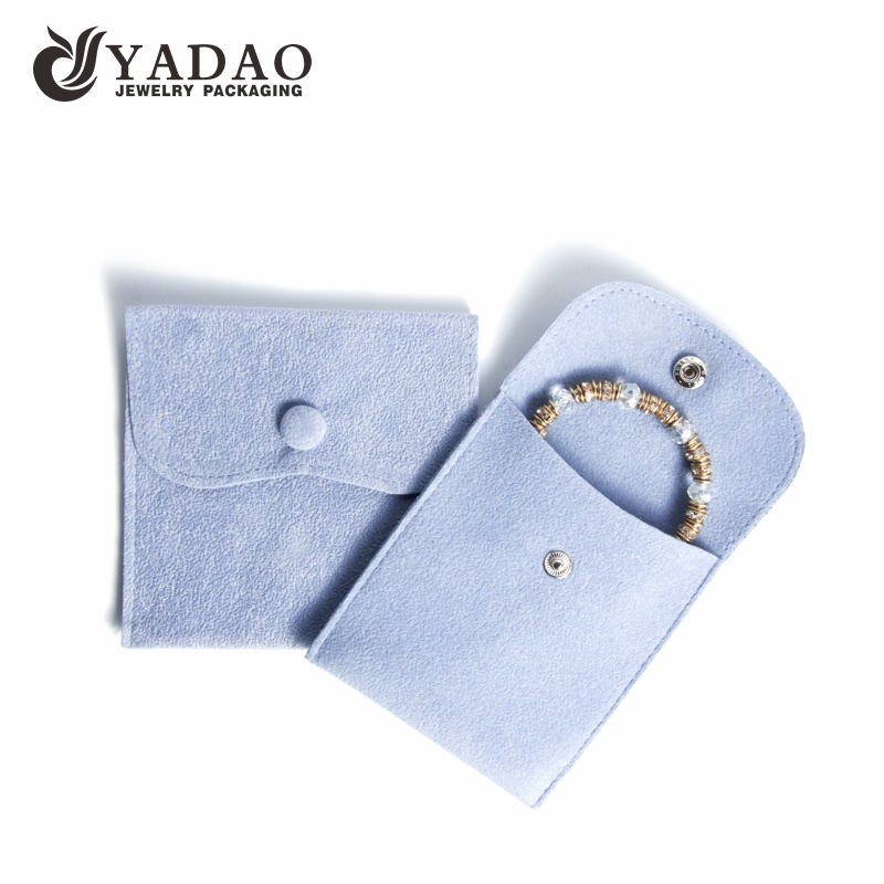 kantong perhiasan hadiah perhiasan beludru kustom dengan logo tas perhiasan kecil