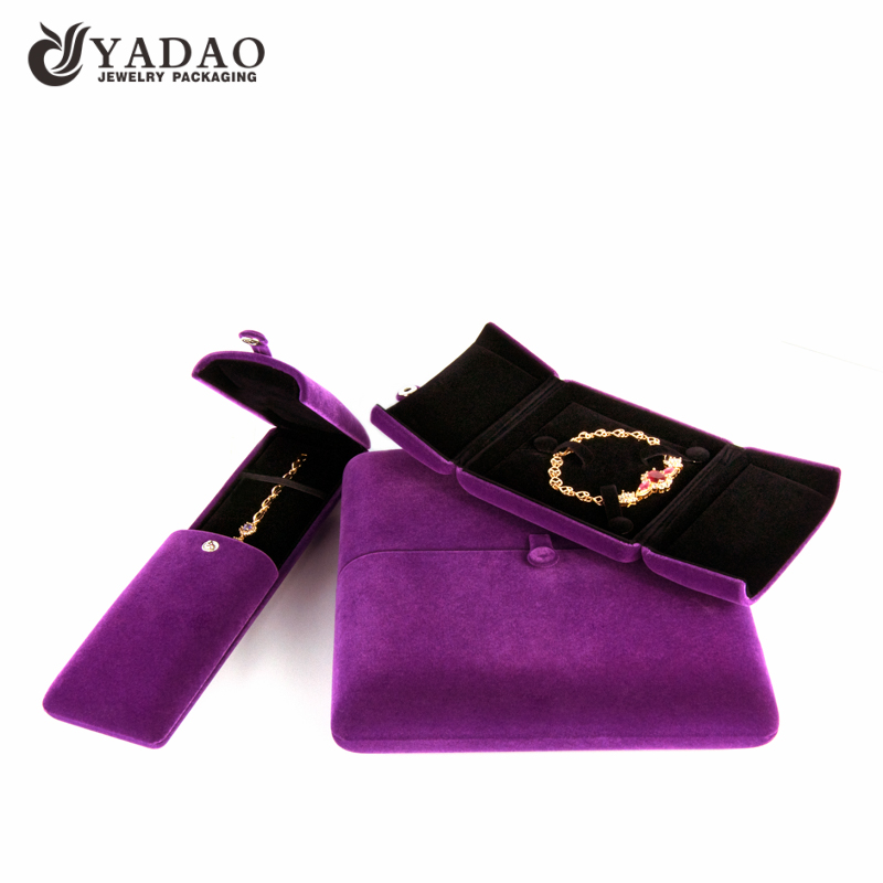 Joyero doble puerta terciopelo con joyero combina blanco marfil pulsera caja larga