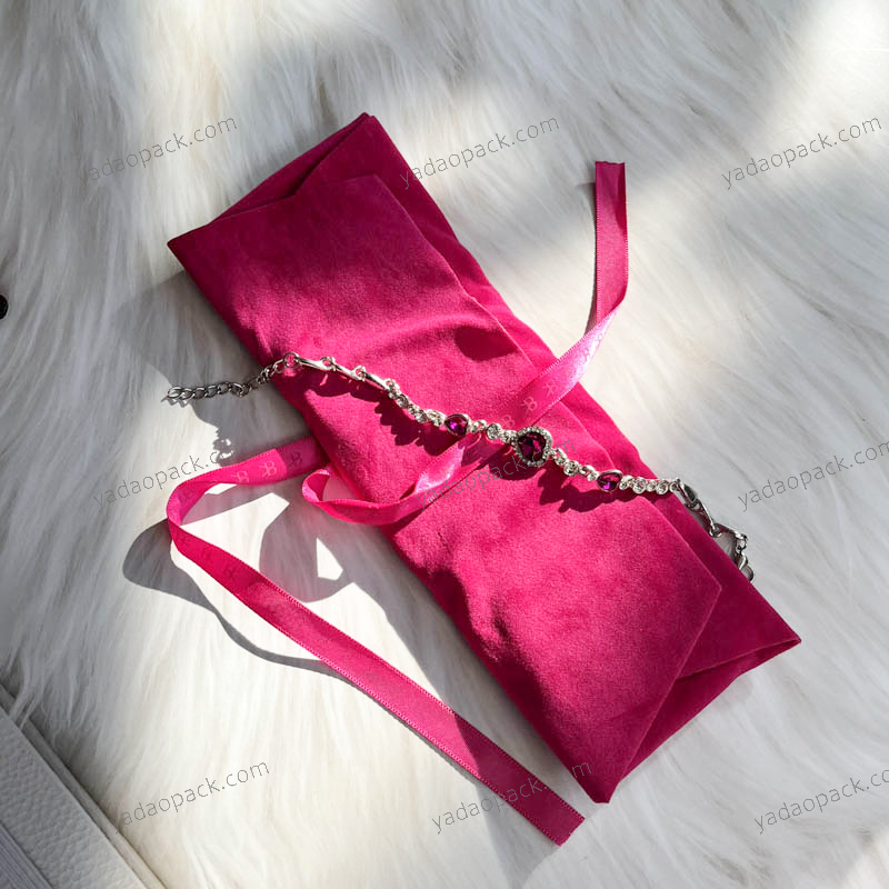 2023 패션 트렌드 보석 포장 여행 파우치 가방 맞춤 디자인 실크 인쇄 로고