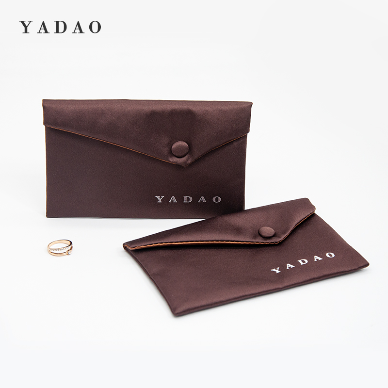 খাম শৈলী সিল্ক সাটিন চীনা উপাদান গয়না মেকআপ রিং দুল বোতাম থলি ব্যাগ কারখানা