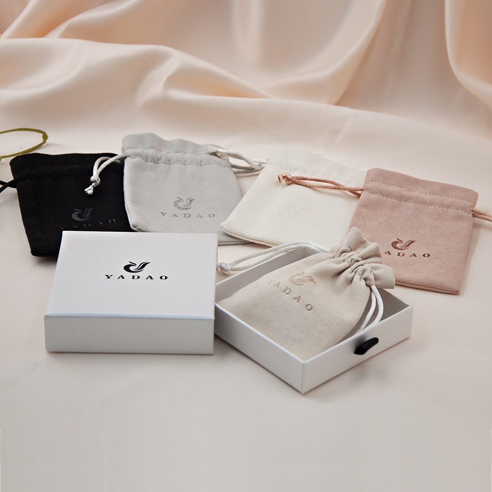 YADAO Custom pouch for jewelry gift packaging pouch with free customized logo color design