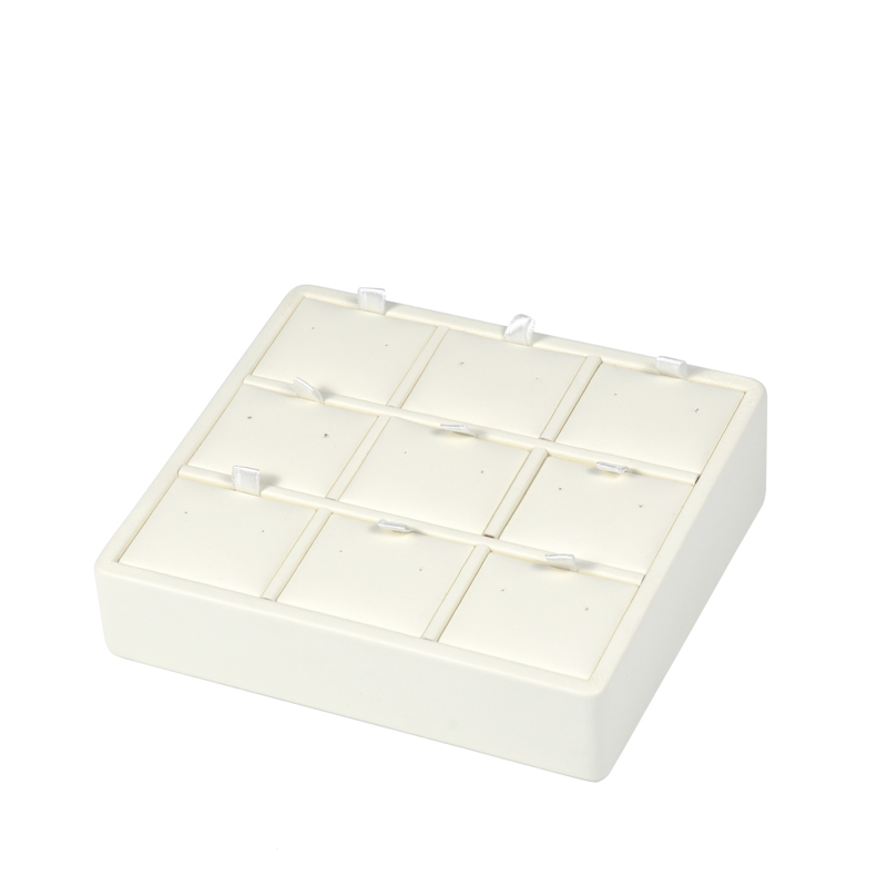 Wholesale Jewelry Tray Ring Earrings Pendant Tray Leather Suede with Logo