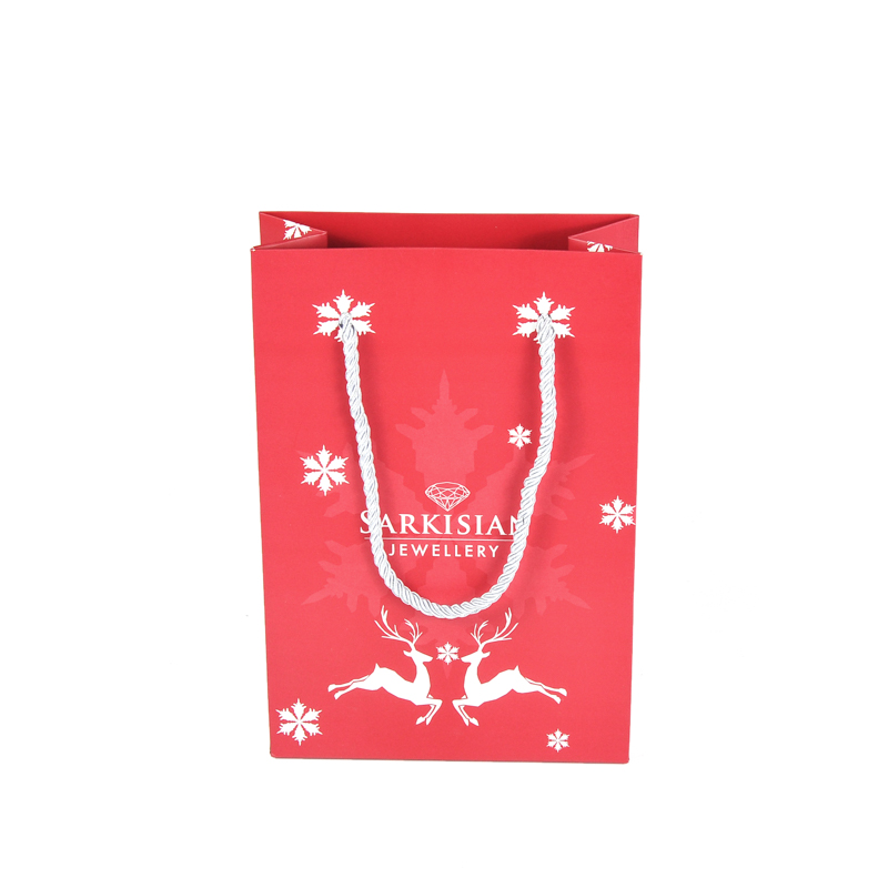 Manufacture Shopping Bag Christmas Gift Recyclable Paper Bag