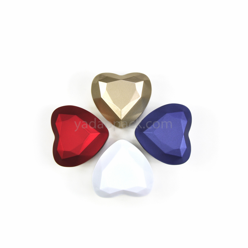 Led Ring Box Heart Jewelry Packaging Custom Jewelry Box Necklace Box with Light