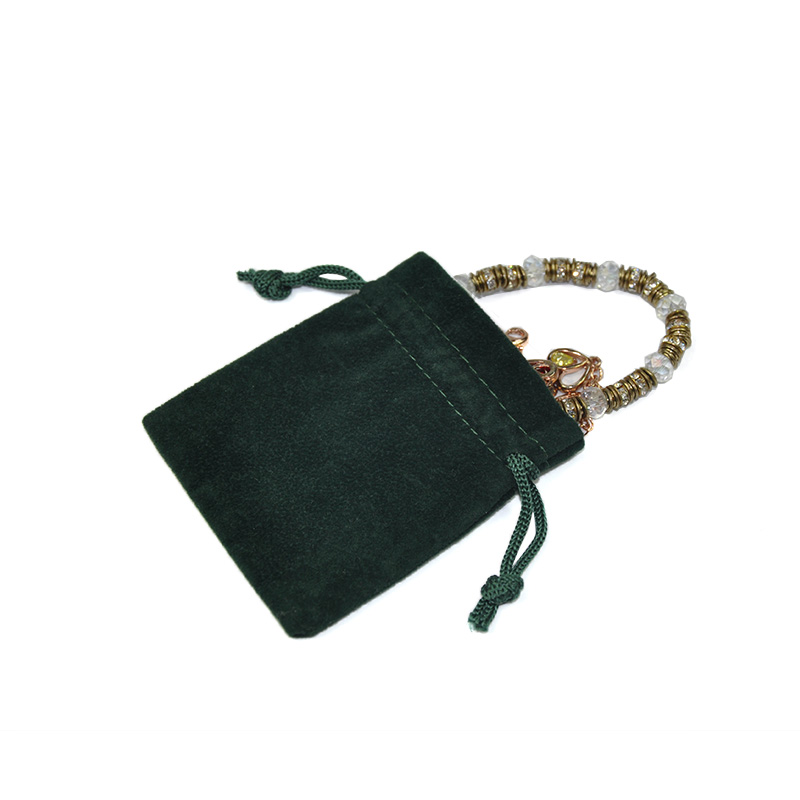 Yadao Wholesale Pouch Velvet Jewelry Pouch with Drawstring Jewelry Bag Custom Color Logo