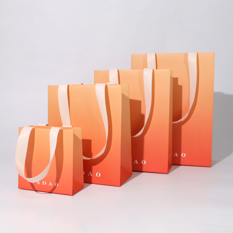 ショッピングバッグのカスタマイズ高品質の紙袋小中大サイズのカスタムロゴデザイン