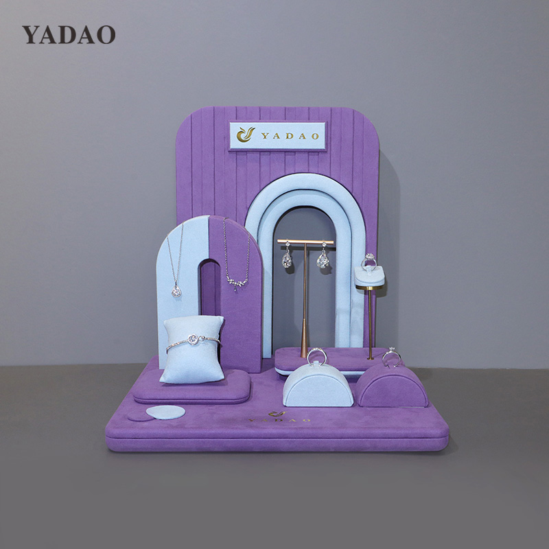 새로운 디자인 패션 트렌드 세련된 다이아몬드 쥬얼리 디스플레이 소품 작은 세트 전시회