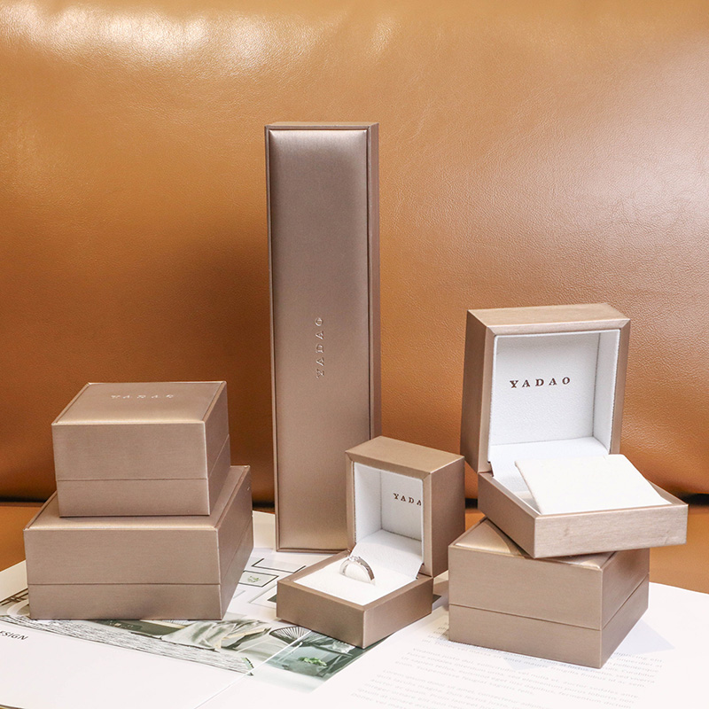 Mysterious purple leather colorful gemstone fine jewelry packaging box - COPY - ipljr0