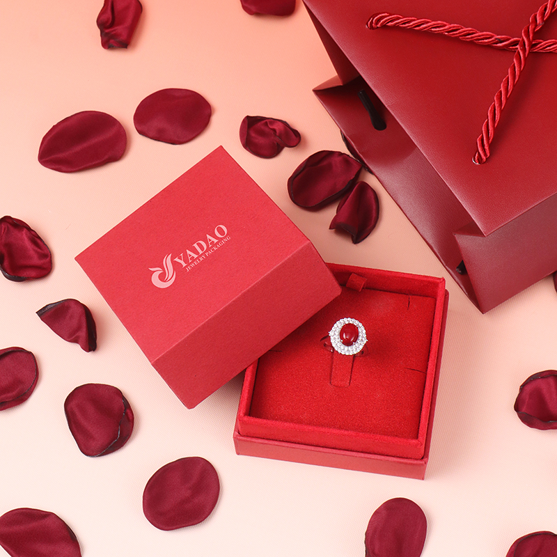 Environmentally friendly fresh green series jewelry ring packaging set box - COPY - 9qqg2t