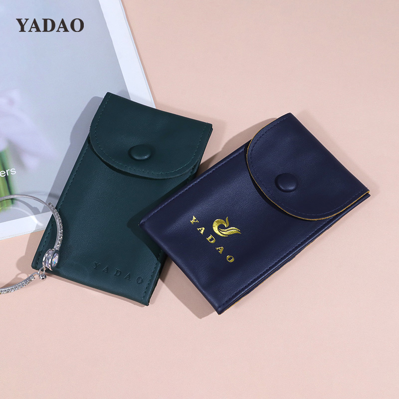 Pu leather watch packaging high end material button design ligtas na pagpapadala