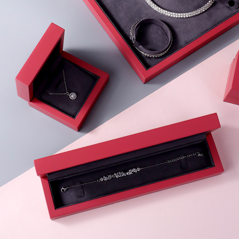 Matte kayu klasik Rose merah berkualiti tinggi kotak lurus gaya lurus Logo percuma warna