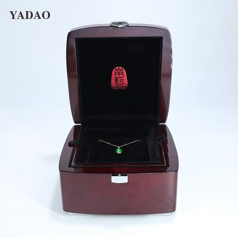 Kasus Glamor Mewah Paket Perhiasan Timur Tengah Kemasan Tinggi Kotak Kayu Besar