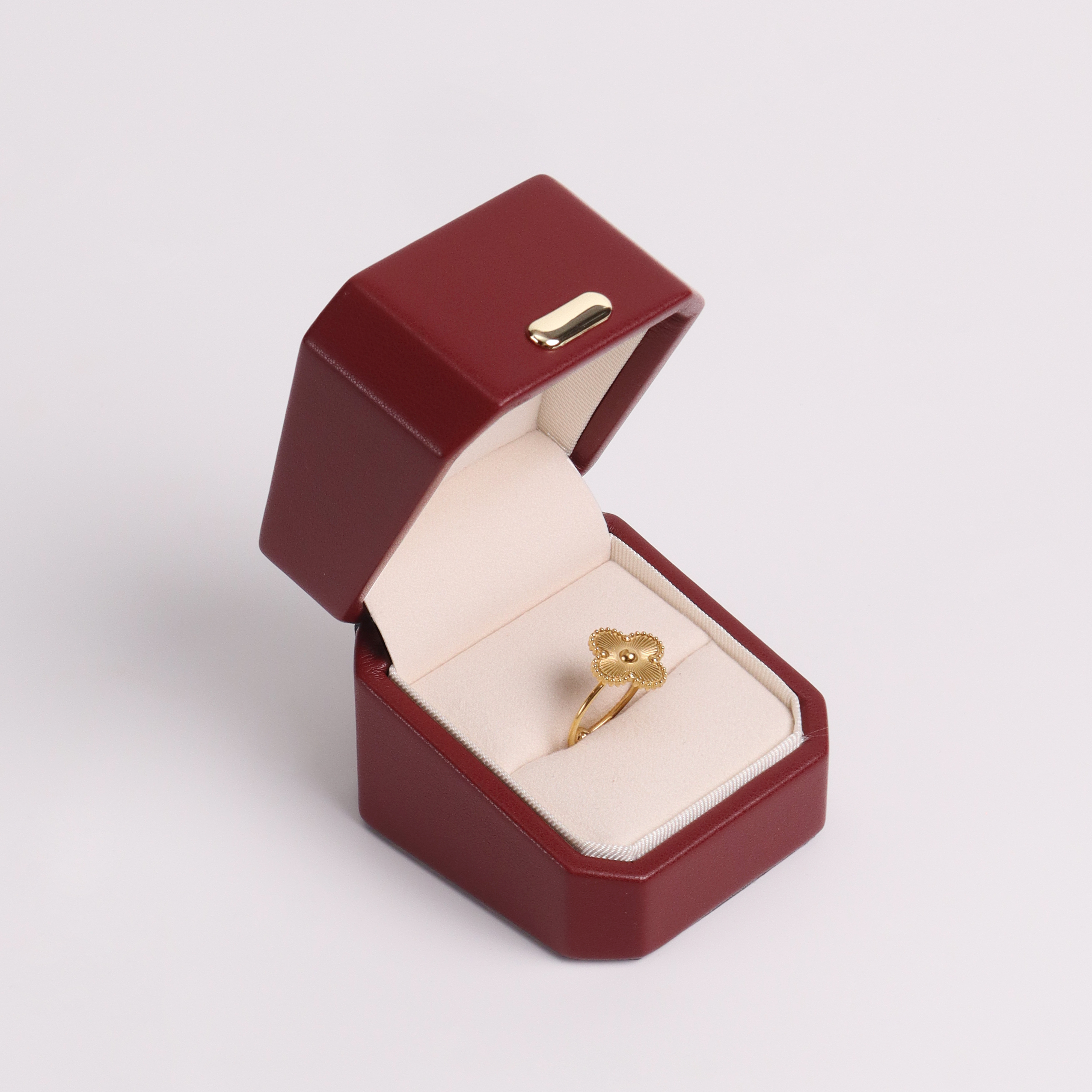 Schmuck-Ringbox aus PU-Leder von hoher Qualität