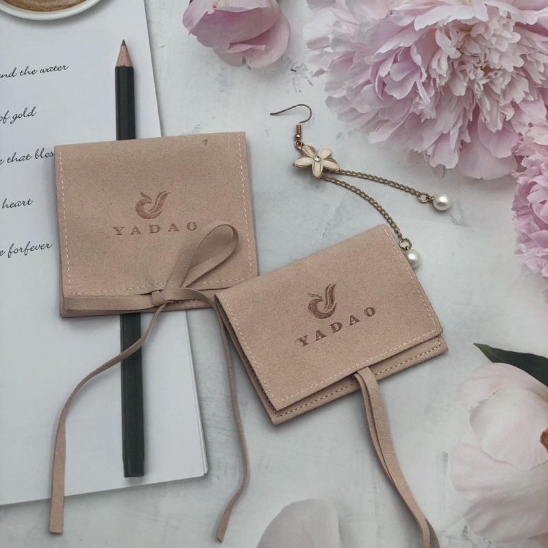 Low MOQ | Pink Flap Lid Pouch with String