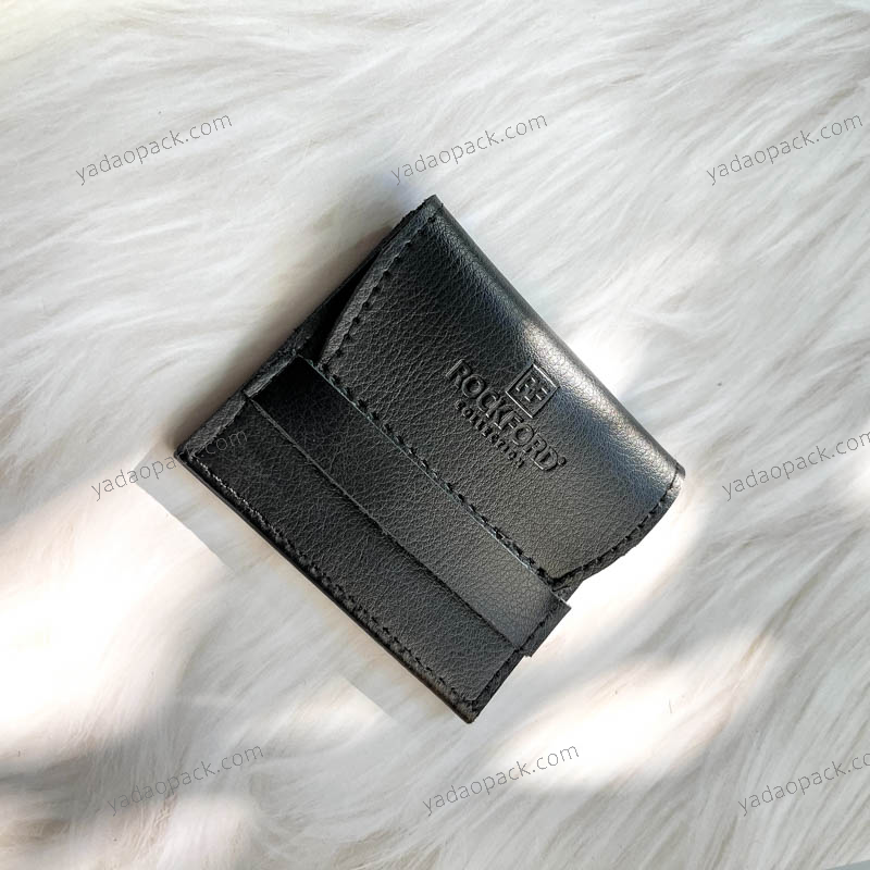 Yadao bolsa de couro com logotipo personalizado em relevo