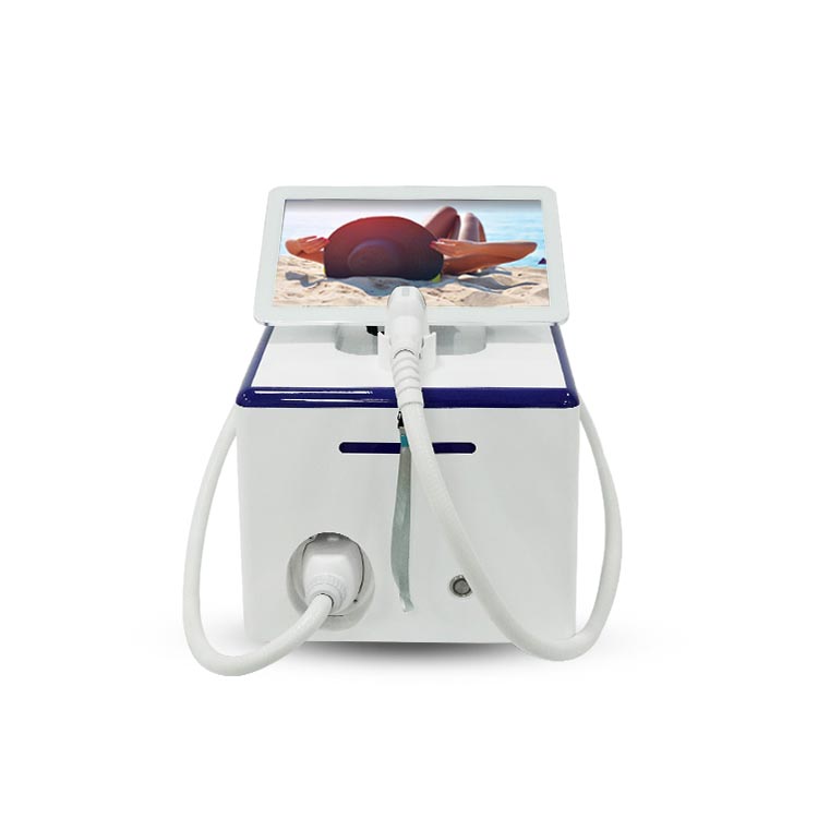 جهاز إزالة الشعر بالليزر ديود محمول جديد 755808 1064 آلة إزالة الشعر المنزلية الصغيرة