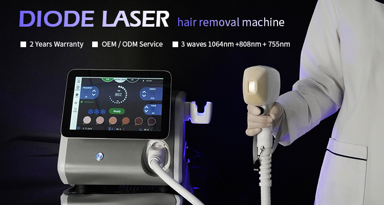 Laser hair removal 808nm diode hair removal 808 755 1064 diode laser hair removal machine price