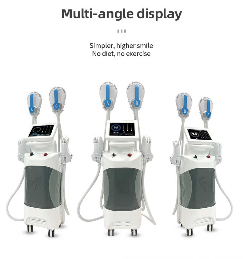 מחיר מפעל 4 מטפל במוצרי הרזיה EMS שריר מכונת הרזיה