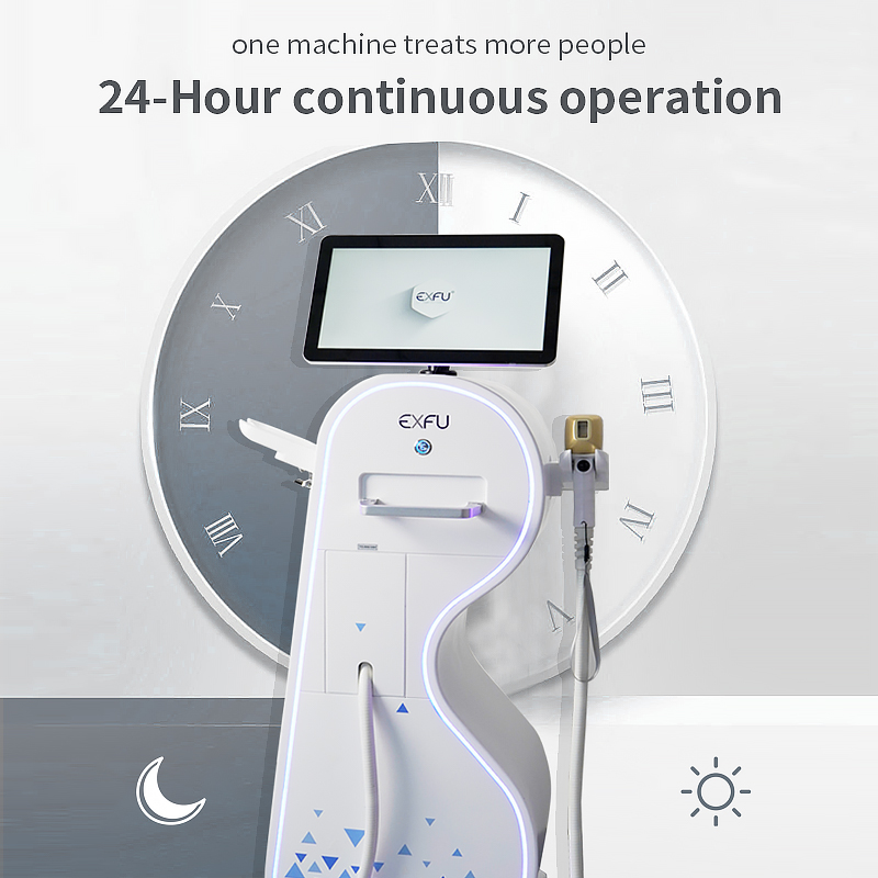 مزود Exfu 755808 1064 ليزر ديود لإزالة الشعر بالليزر ثلاثي الموجات