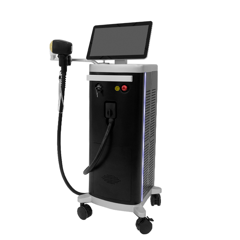 Three wavelength 755nm 808nm 1064nm 800w--1600w diode laser hair removal machine