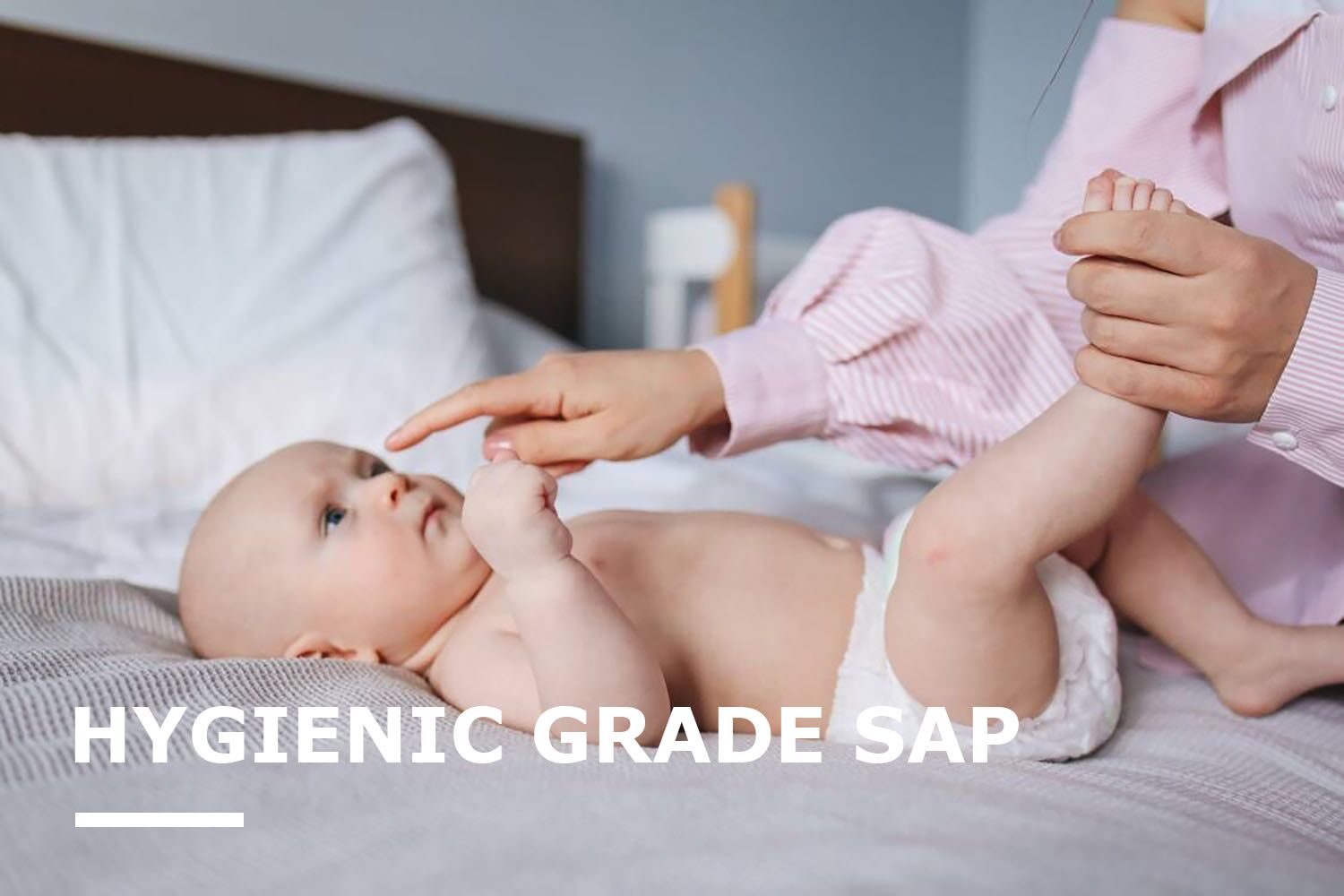 SUPERABSORBENT POLYMER FOR DIAPERS