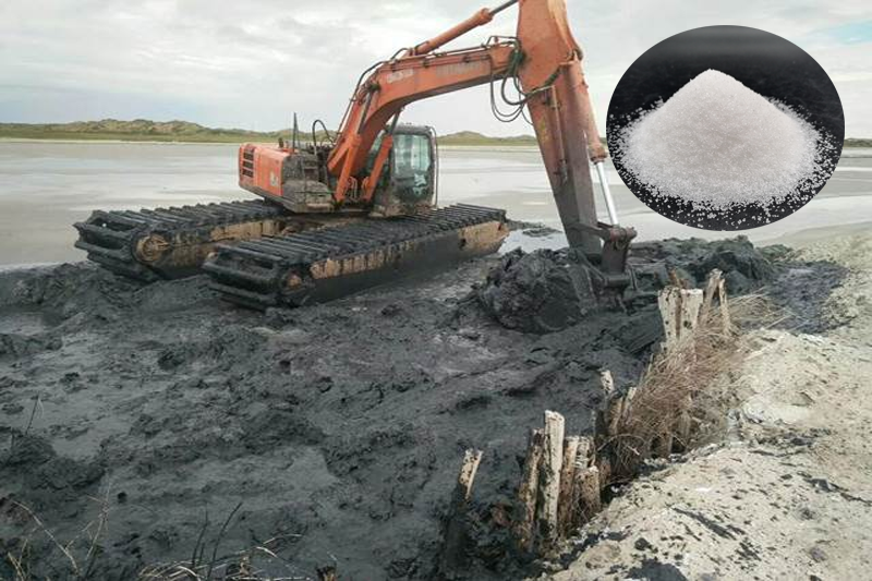 China Superabsorbent Polymers for Liquid Waste Sludge Solidification Excavation manufacturer