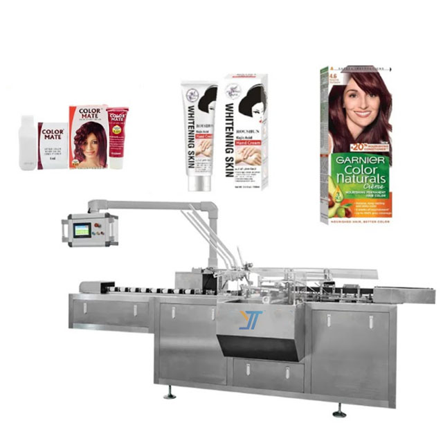 high quality Hair Colour Cream Cartoning Machine Box Packing Machine For Bottle