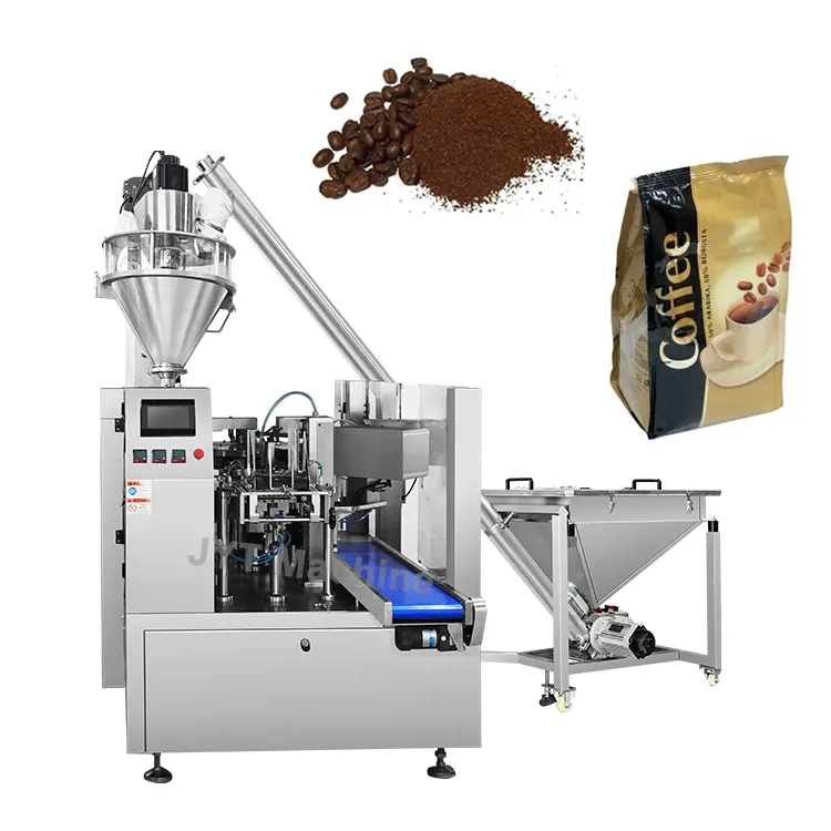 Machine d'emballage automatique de poudre de café de thé de sac de doypack de poche préfabriquée de JYT-200YZD