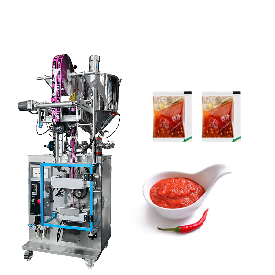 صلصة سائل العصير الكمي التلقائي ، الكاتشب ، العسل ، آلة التغليف ملء