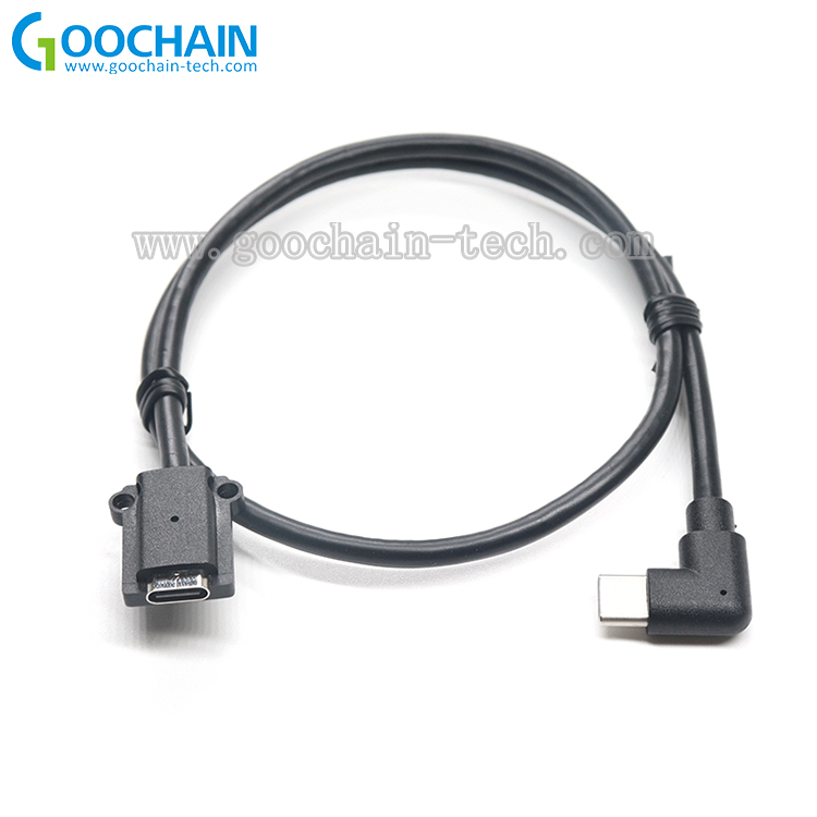 Cina Pannello personalizzato Mount USB Type C Cavo di prolunga maschio a femmina produttore
