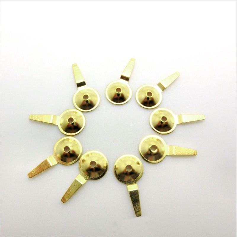 China Reusable Gold Plated EEG Electrodes , Gold eeg cup connector manufacturer