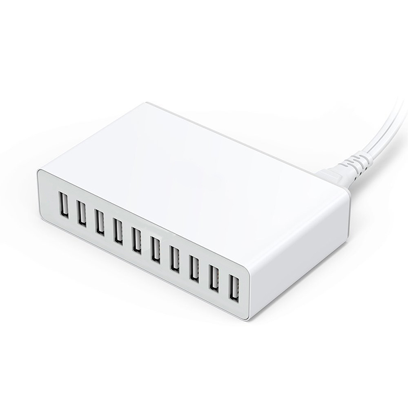 Chine Chargeur mural USB 60W 10 ports avec une capacité de courant 10a et 12a fabricant