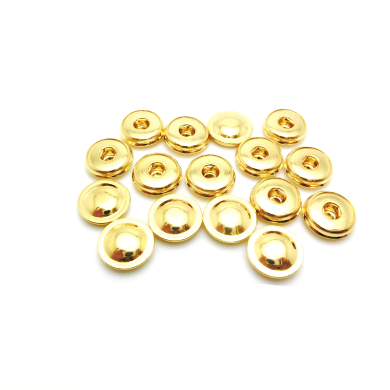 China Reusable Gold coated 4.0mm 5.0mm ECG EKG EMG snap electrodes manufacturer