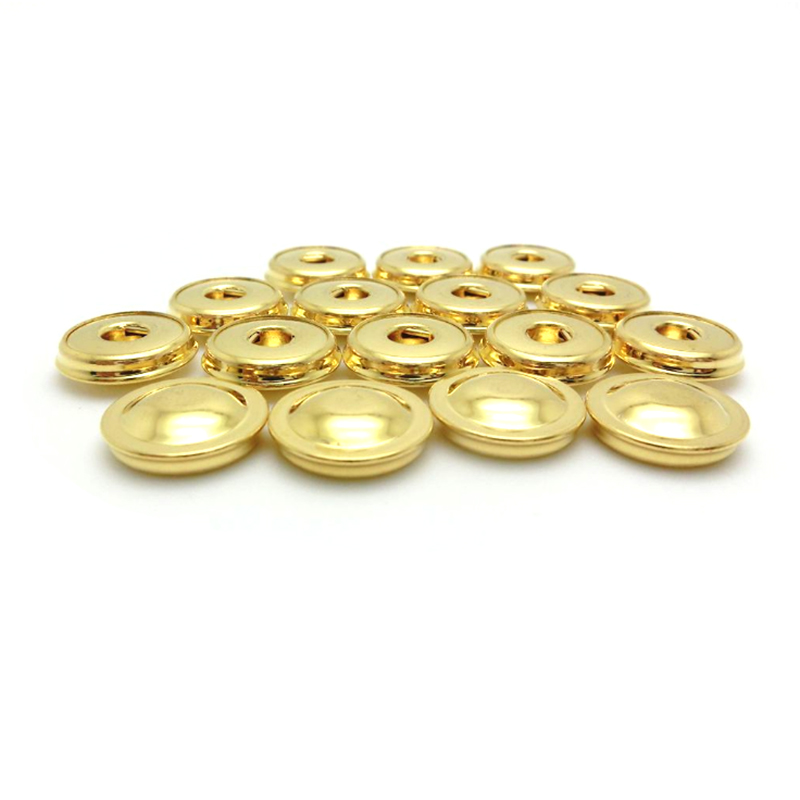 China Reusable Gold coated 4.0mm 5.0mm ECG EKG EMG snap electrodes manufacturer