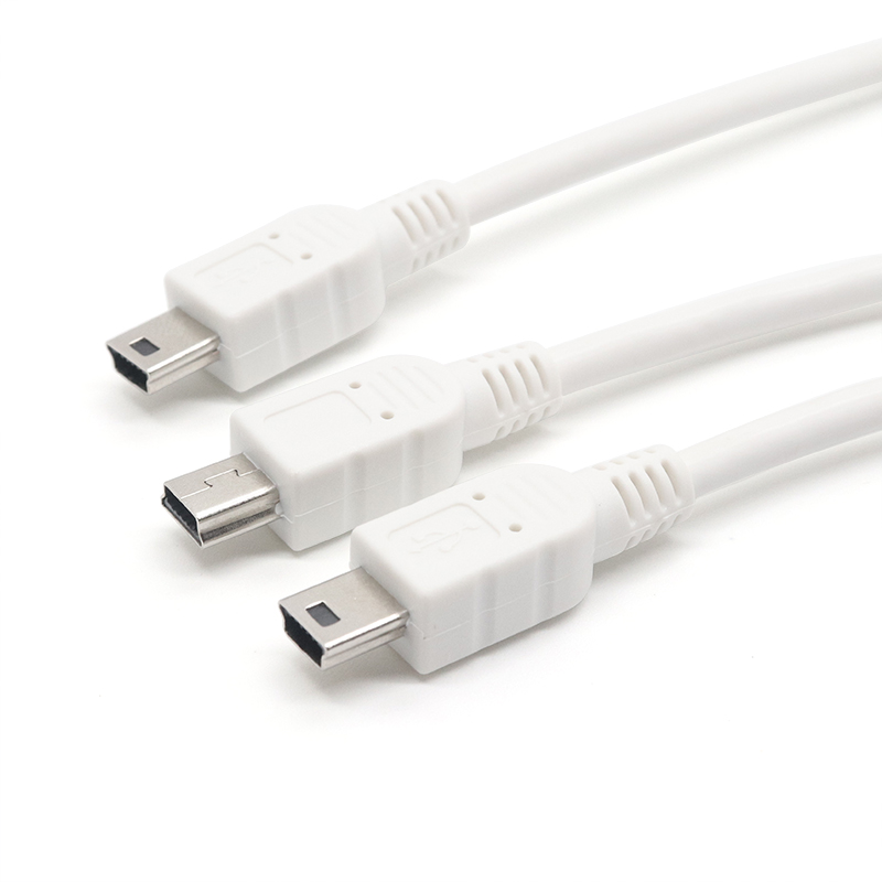 Cina Mini USB ECG Cable 4.0mm 5 Leads ECG Pulsante Snap a Mini 5 PIN USB Cable maschio produttore