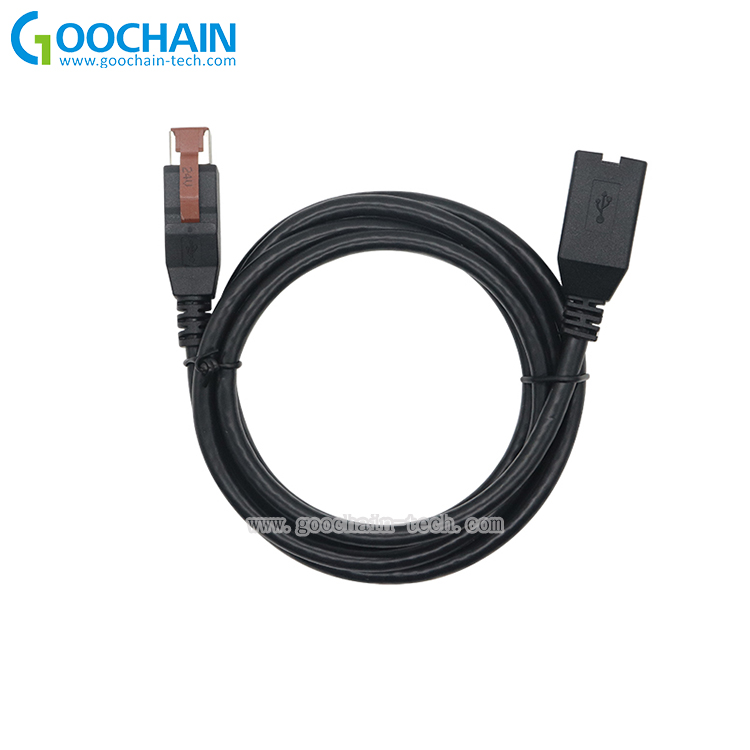 중국 24V PowRedUSB 확장 케이블 블랙 6 피트 제조업체