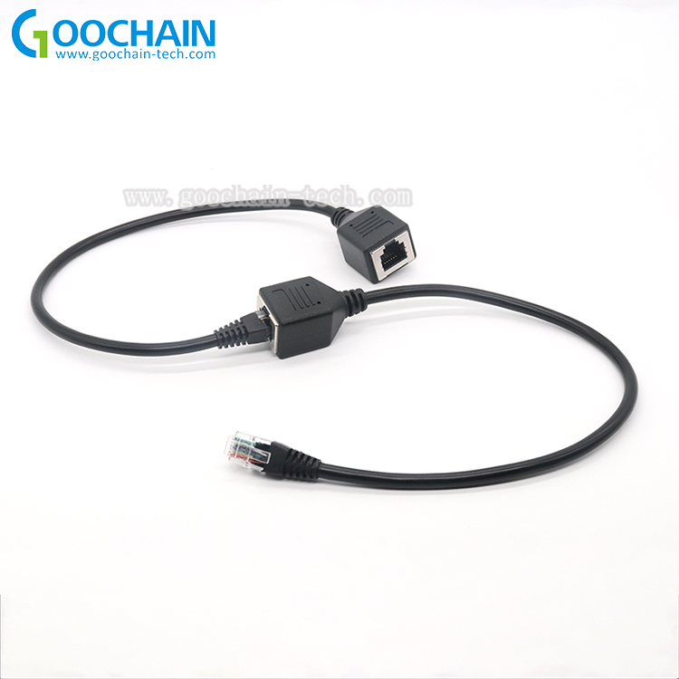 porcelana Inyección moldeada personalizada RJ12 6P6C Macho al cable de extensión femenino proveedor fabricante