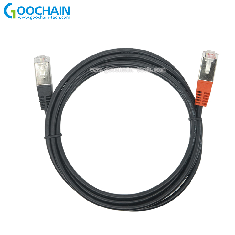 porcelana RJ45 personalizado 8P8C macho a cable masculino con conectores blindados fabricante