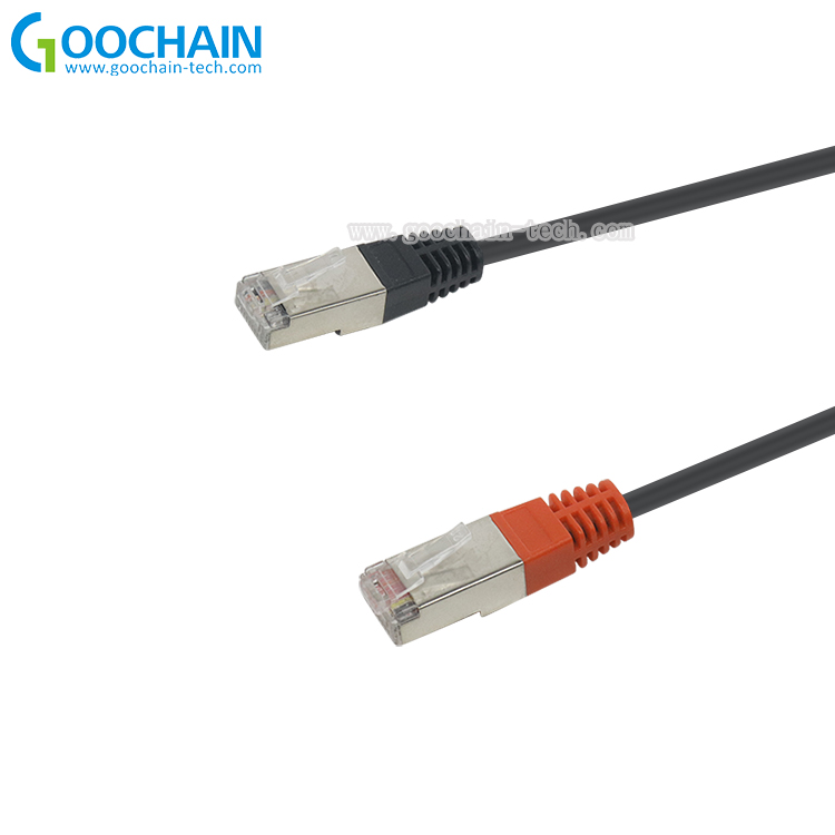 porcelana RJ45 personalizado 8P8C macho a cable masculino con conectores blindados fabricante